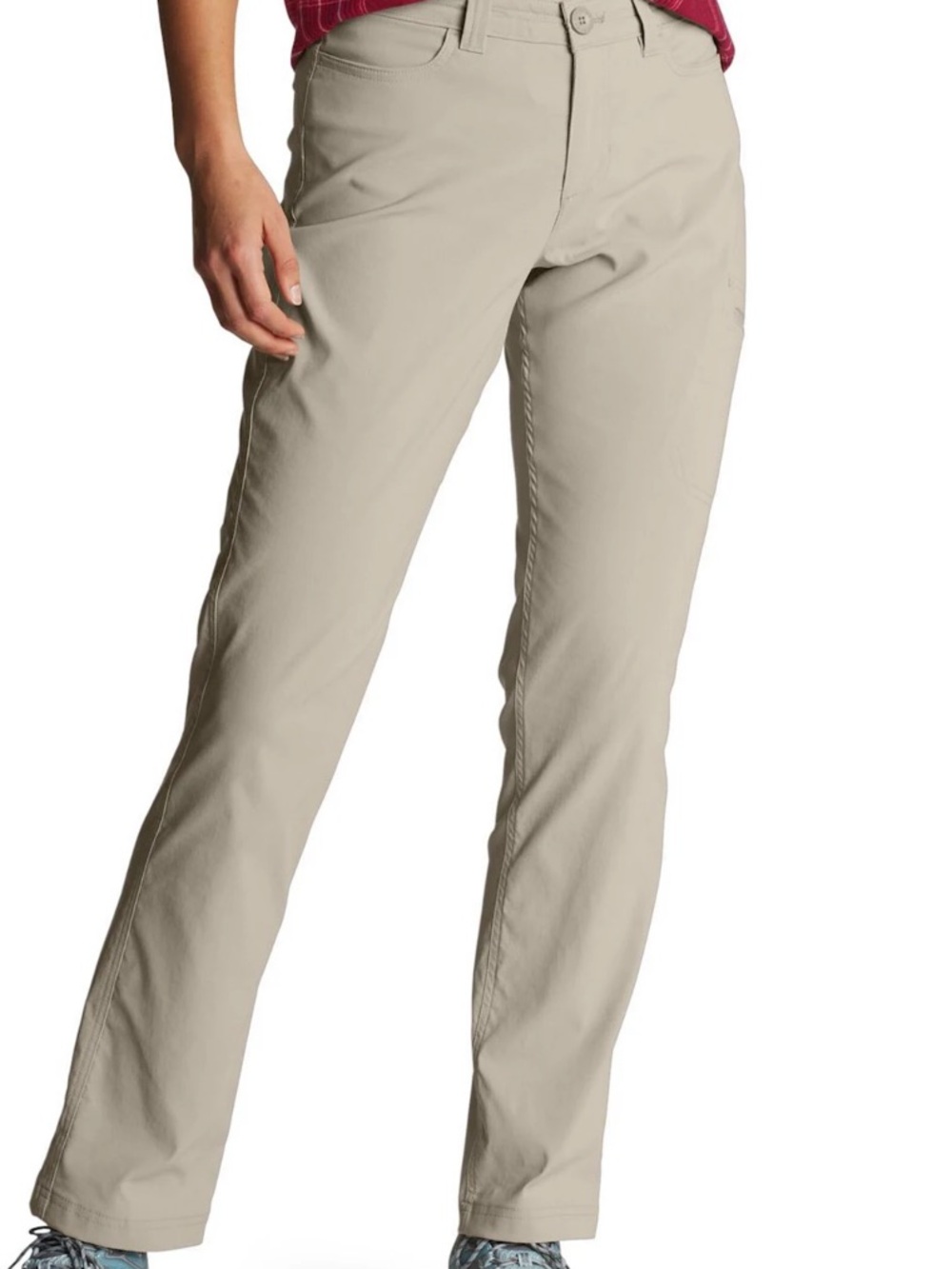 Eddie Bauer Straight-Leg Mid Rose Ranier Pant